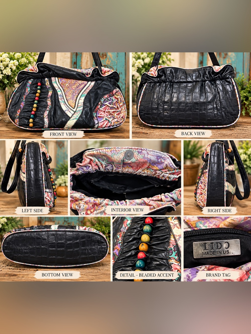 LIDO Quilted Shoulder Bag